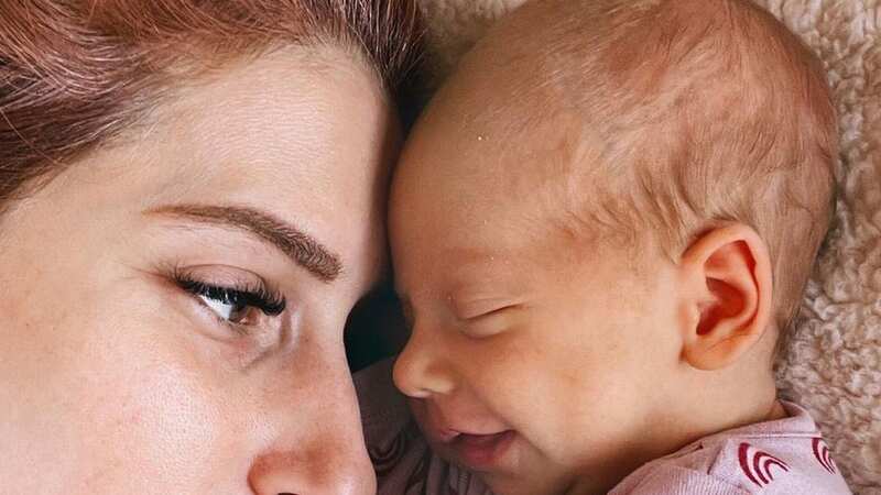 Stacey Solomon with baby Rose in 2021 (Image: Stacey Solomon/Instagram)