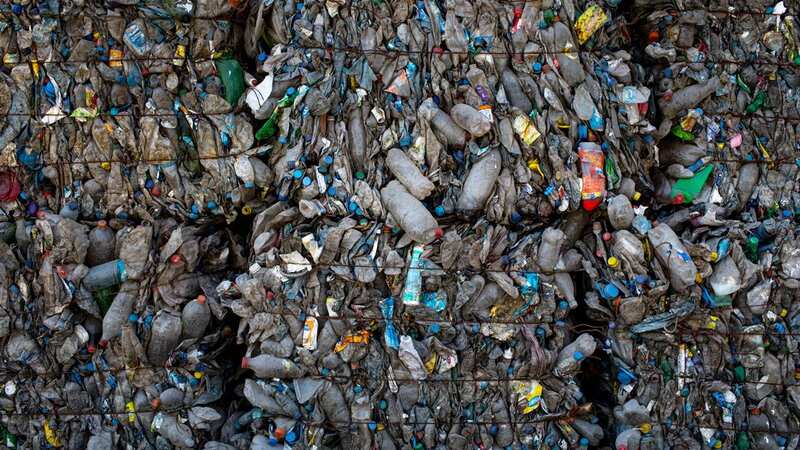 Plastic bottles are often littered or end up in landfill (Image: Getty)