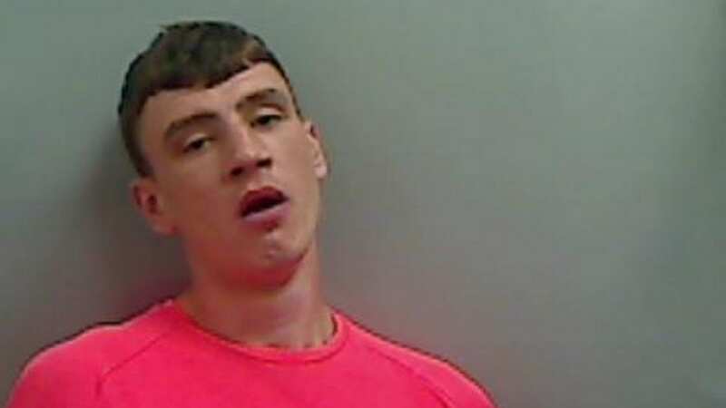Thug Jack Williams attacked his girlfriend and a police officer trying to arrest him (Image: Teesside Live/Cleveland police)