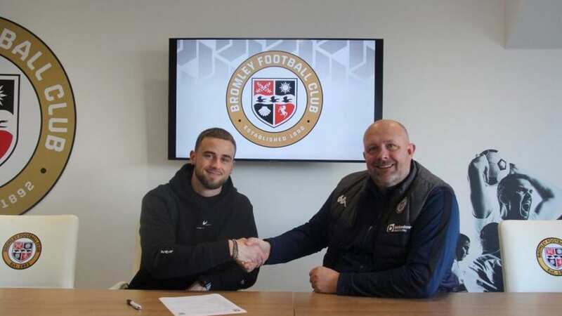 Mitchel Bergkamp has joined non-league Bromley (Image: Bromley FC)