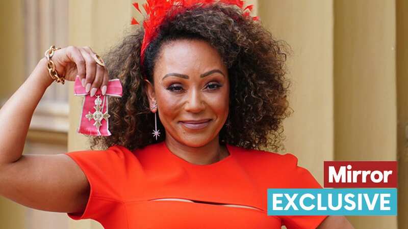 Melanie Brown is made an MBE by Prince William (Image: PA)