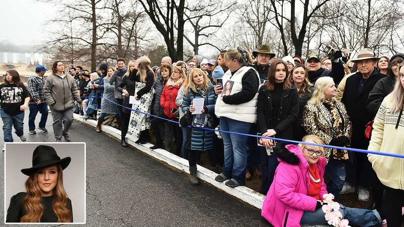 Elvis fans line the streets to pay tribute to Lisa Marie Presley at Graceland