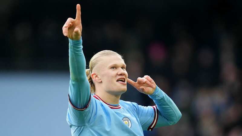 Erling Haaland helped Man City see off Wolves (Image: Getty Images)