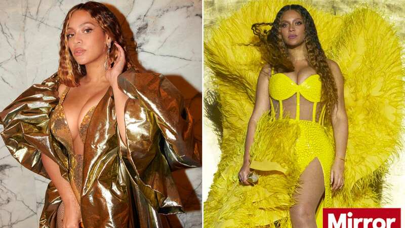 Beyonce dazzles in yellow as fireworks kick off first live gig in four years