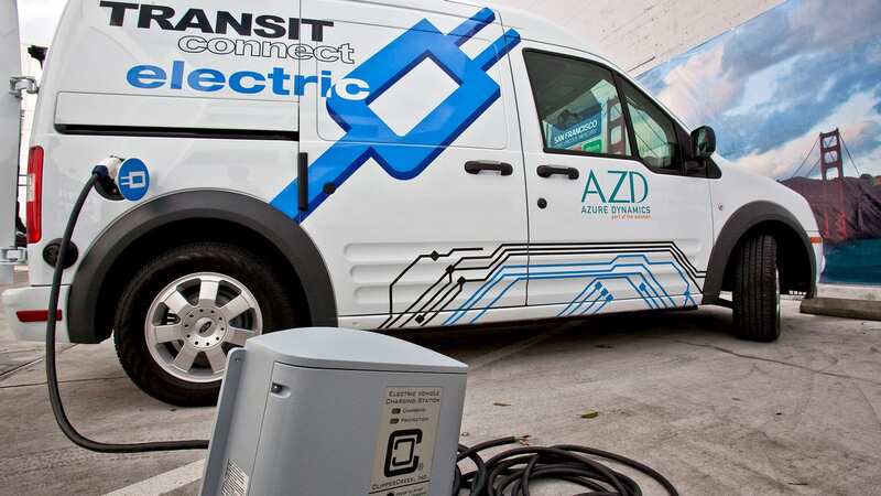 Electric vans will be made cheaper through a voucher scheme (Image: Kim White/Bloomberg/Getty Images)
