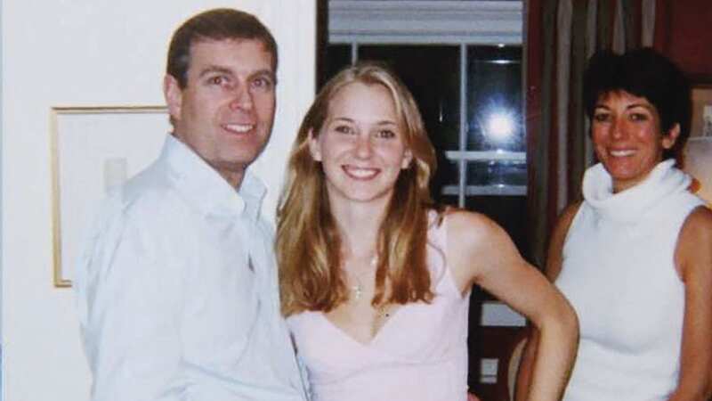 Prince Andrew pictured with Virginia Giuffre and Ghislaine Maxwell (Image: US District Court - Southern Dis)
