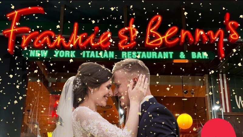 One lucky couple could win a free wedding worth £10,000 (Image: Frankie and Benny