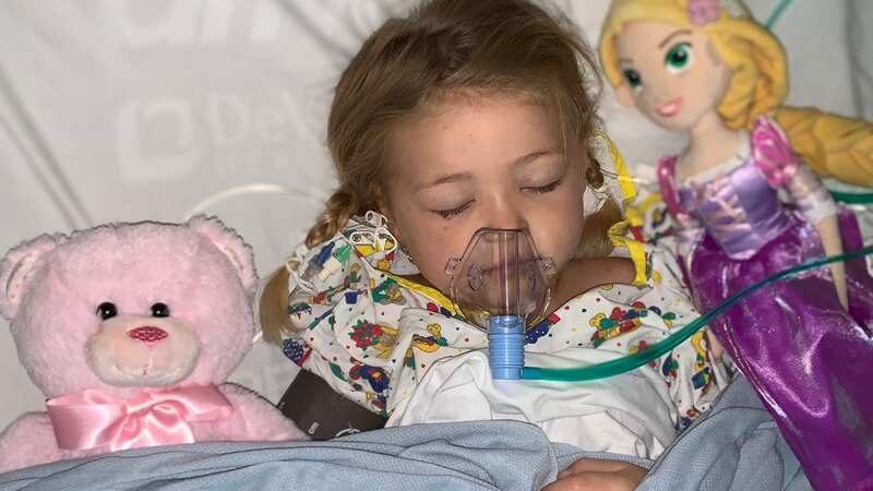Reign Passey was left fighting for her life in hospital (Image: Leanne Passey / SWNS)