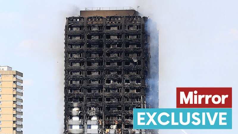 Grenfell Tower in West London the morning after it was destroyed by a fire in 2017 (Image: Daily Mirror)