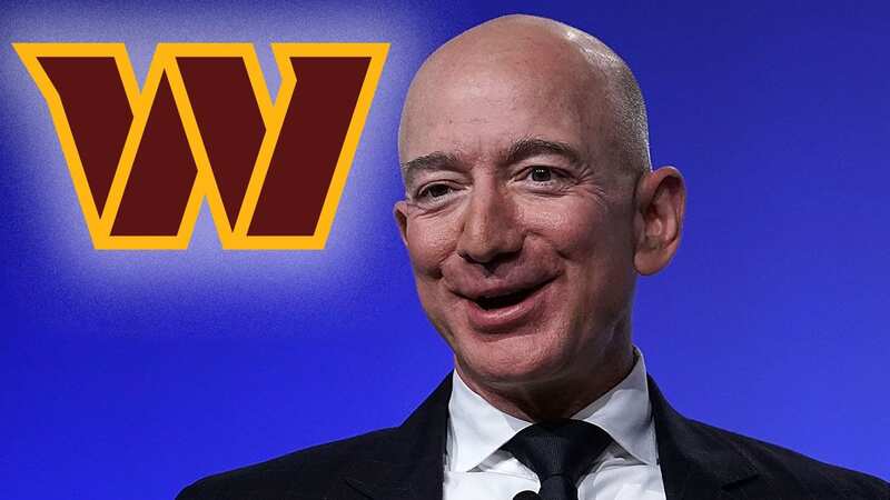 Jeff Bezos has expressed interest in purchasing the Washington Commanders (Image: Getty Images)