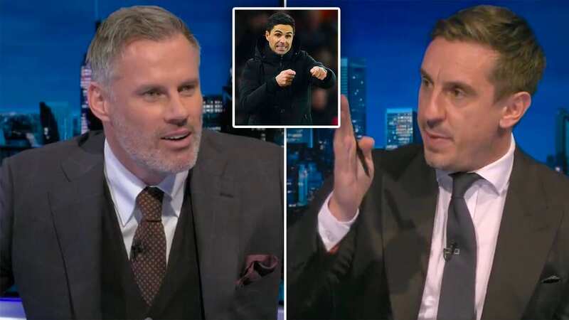 Gary Neville leaves Jamie Carragher baffled with Mikel Arteta prediction