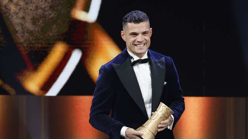 Granit Xhaka shares triumph as Edu and Oleksandr Zinchenko react to award win