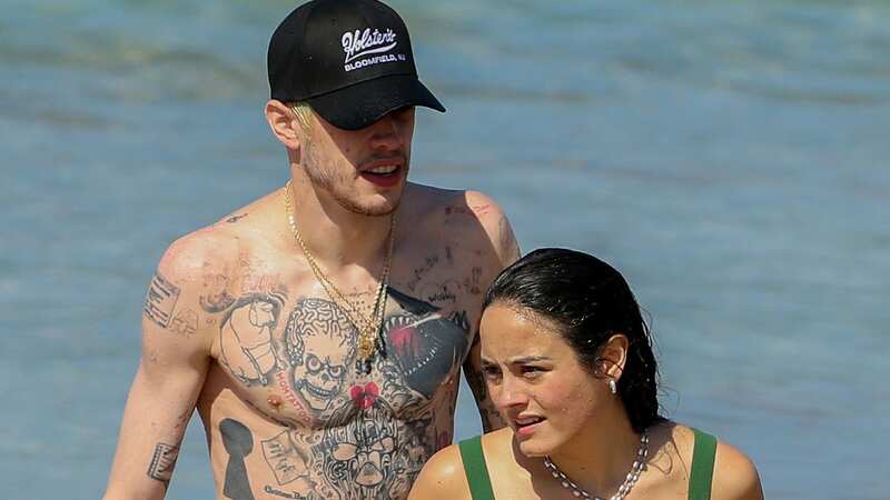 Pete Davidson goes swimming with girlfriend after zapping Kim Kardashian tattoos