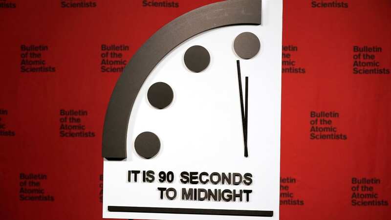 The Doomsday Clock has ticked closer to midnight (Image: Patrick Semansky/AP/REX/Shutterstock)
