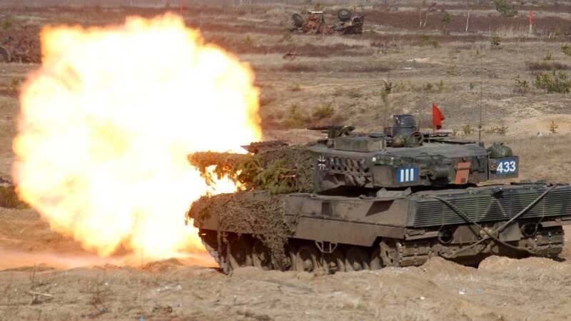 Germany is set to send Leopard 2 tanks to Ukraine (Image: VALDA KALNINA/EPA-EFE/REX/Shutterstock)