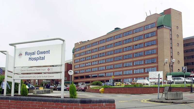 A fire has broken out at Royal Gwent Hospital in Newport (Image: WALES NEWS SERVICE)