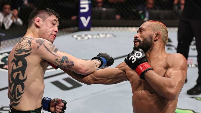 Brandon Moreno stopped Deiveson Figueiredo in their fourth fight (Image: Zuffa LLC via Getty Images)