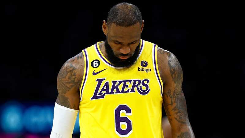 LeBron James scored 46 points as the Los Angeles Lakers fell to the Los Angeles Clippers (Image: Getty Images)