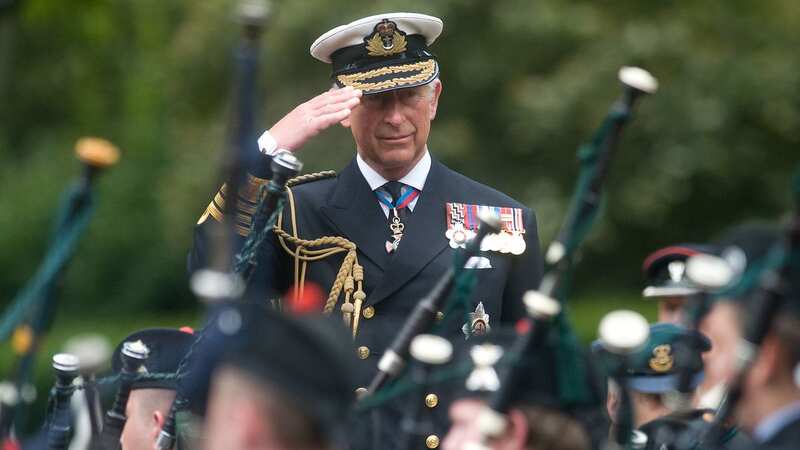 The King had an unexpected request for the Pipe Major (Image: 2010 Samir Hussein)