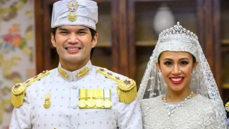 Prince Bahar ibni Jefri Bolkiah and Princess Azemah (Image: Januar Haikal/Twitter)