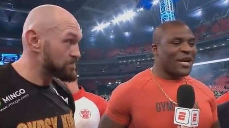 Francis Ngannou responds to Tyson Fury