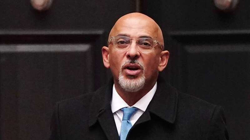 Former chancellor Nadhim Zahawi leaves the Conservative Party head office in Westminster (Image: PA)