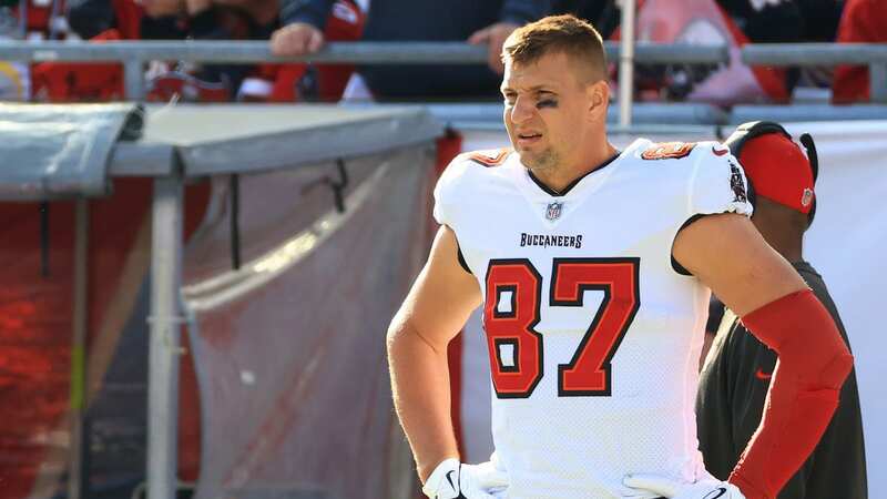 Rob Gronkowski won three of his four Super Bowl titles with the New England Patriots, who drafted him in 2010 (Image: Getty Images)