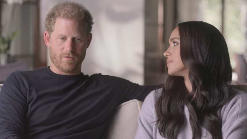 Meghan had out a two-week rule for Harry to follow when they first started dating (Image: Netflix)