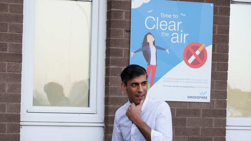 Rishi Sunak pictured on a visit to a hospital in Stockton-on-Tees as questions mount over his leadership (Image: Getty Images)