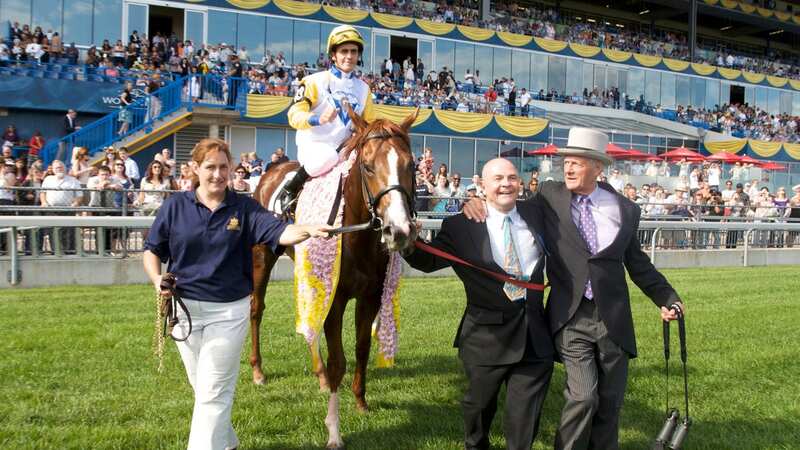 Charles Fipke (second right) survived being stung by a swarm of wasps (Image: Corbis/Icon Sportswire via Getty Images)