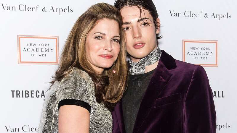 Stephanie Seymour wears her late son Harry