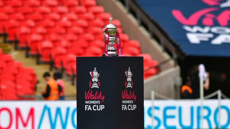 The FA Cup Trophy at Wembley Stadium (Image: Photo by Ivan Yordanov/MI News/NurPhoto via Getty Images)