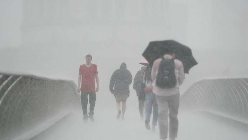 A rain storm is set to hit the UK tomorrow (Image: PA)