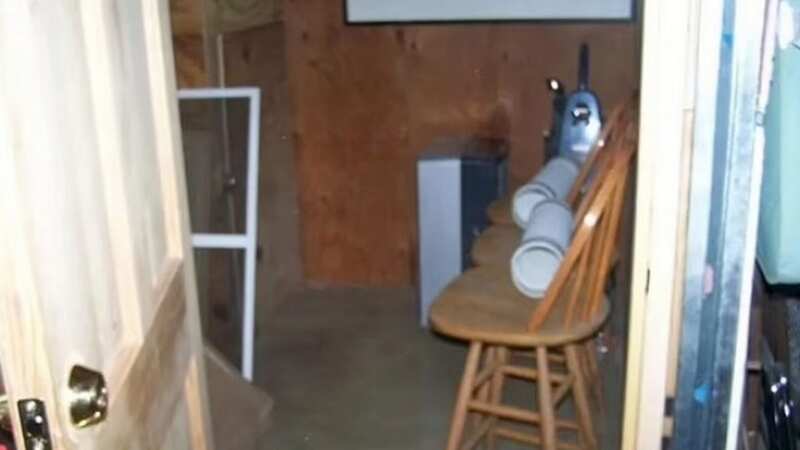 The eight-by-eight feet room where Olivia Atkocaitis was allegedly kept