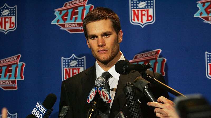 Tom Brady after losing Super Bowl XLII to the New York Giants