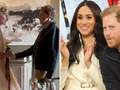 Prince Harry and Meghan seen mingling with celebs at Ellen DeGeneres vow renewal