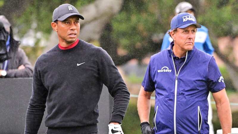 Phil Mickelson took a brutal swipe at Tiger Woods (Image: PGA TOUR via Getty Images)