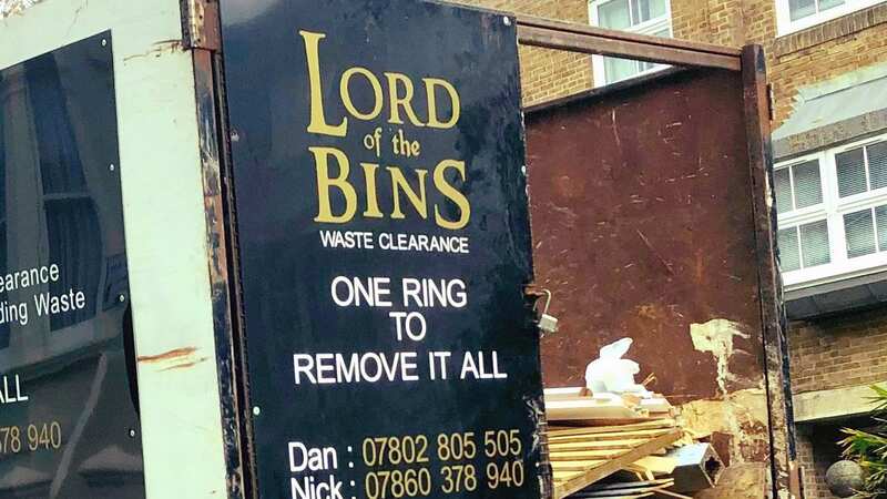 Business owners Nick Lockwood and Dan Walker were told in a letter to stop all use of the Lord of the Bins name (Image: Lord of the Bins/Facebook)