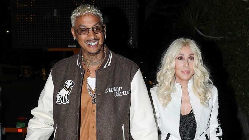 Cher, 76, holds hands with boyfriend Alexander, 36, as they head to dinner in LA