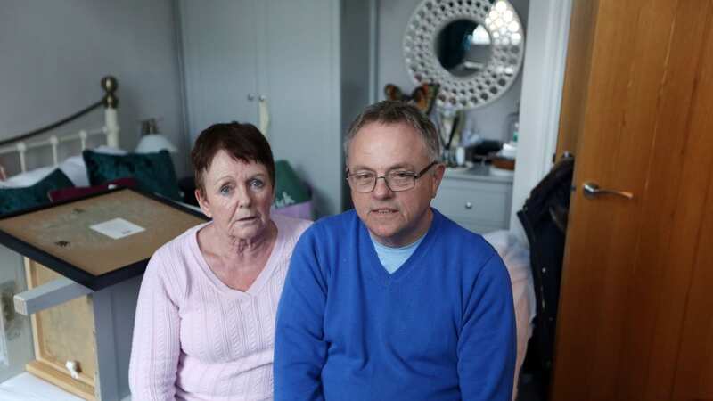 James and Susan Robson claim to be living with damp and mould in their Morpeth home (Image: Newcastle Chronicle)