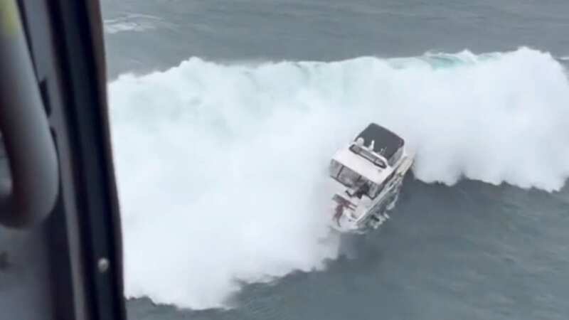 Rookie coast guard swimmer rescues man as giant wave crushed his yacht