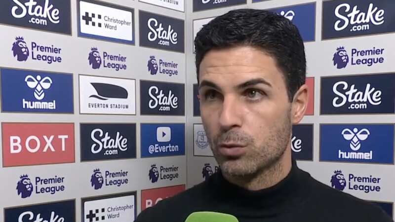 Mikel Arteta explains how Arsenal will react to Everton loss and title setback