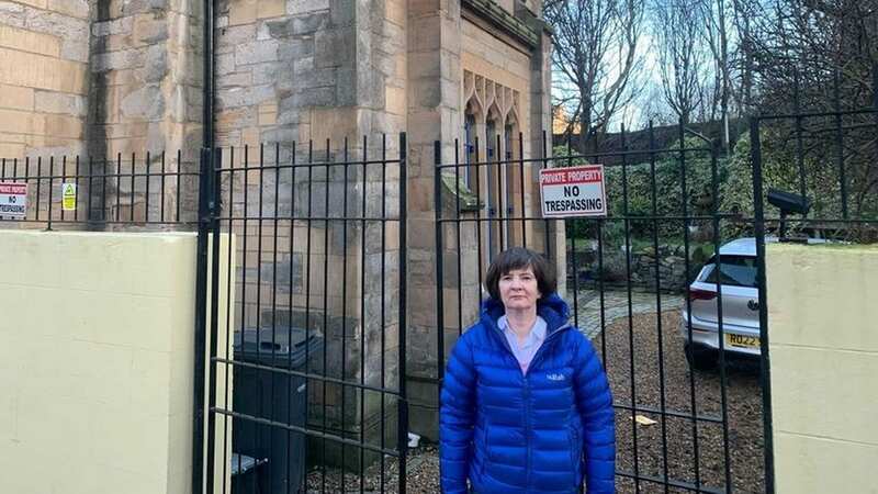 Philippa Berry lives in Dalry Cemetery Lodge House (Image: Edinburgh Live)