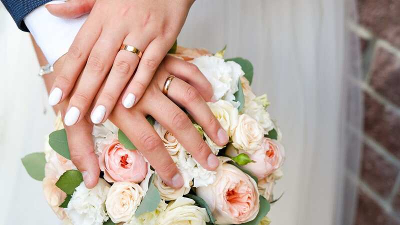 A woman has organised her wedding day, but hasn