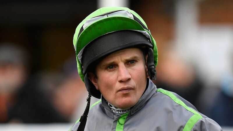 Jamie Moore: taken to hospital after a crashing fall at Fontwell (Image: Denis Murphy/TGS Photo/REX)