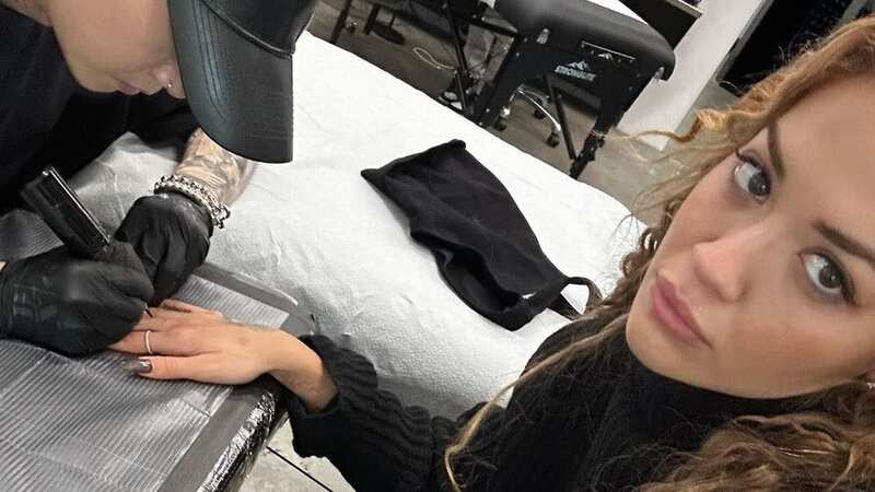 Rita Ora adds more ink to her collection as she shares tattoo studio selfie (Image: @ritaora/Instagram)