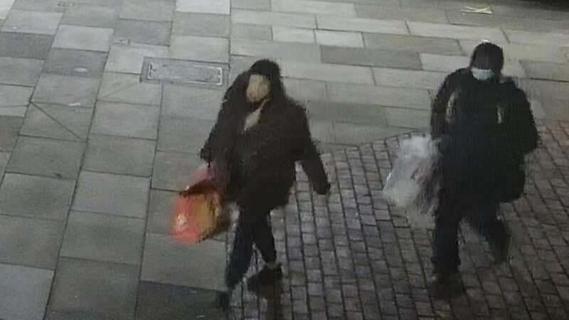 Constance Marten and Mark Gordon were spotted on CCTV (Image: Metropolitan Police / SWNS.COM)
