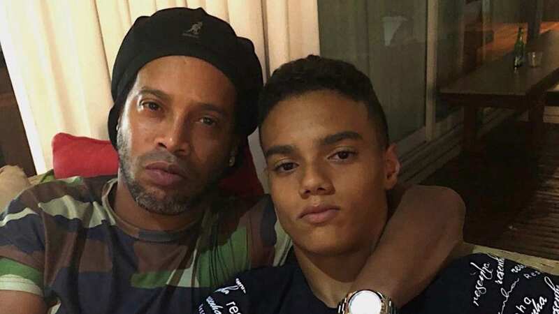 Ronaldinho has confirmed his son Joao Mendes has joined Barcelona