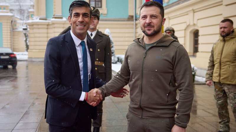 Rishi Sunak travelled to Ukraine in November to meet President Zelensky (Image: UKRAINIAN PRESIDENTIAL PRESS SER)