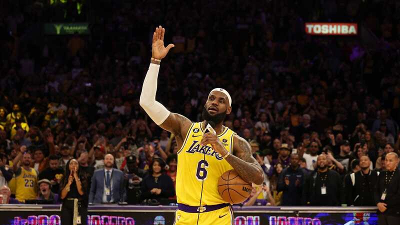 LeBron James broke the all-time NBA points scoring record on Tuesday night (Image: Getty Images)